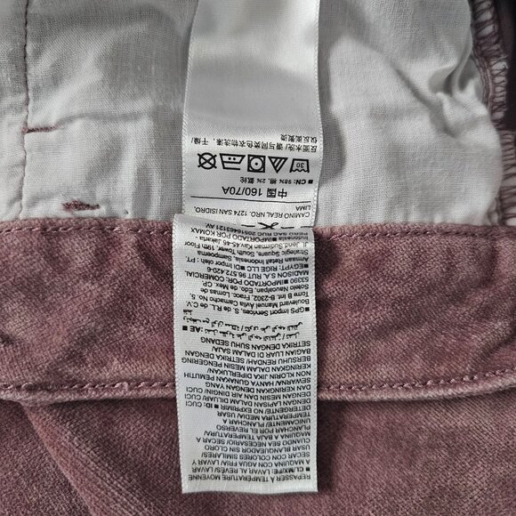 Old Navy Women's Mid Rise VELVET Mauve Rockstar Skinny Jeans Size 6 - Picture 8 of 14